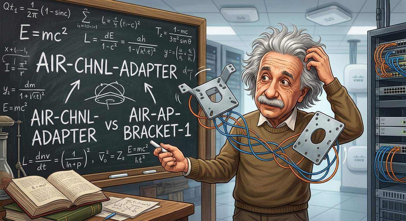 AIR-CHNL-ADAPTER vs. AIR-AP-BRACKET-1: Which Cisco Aironet Ceiling Mount Do You Need?