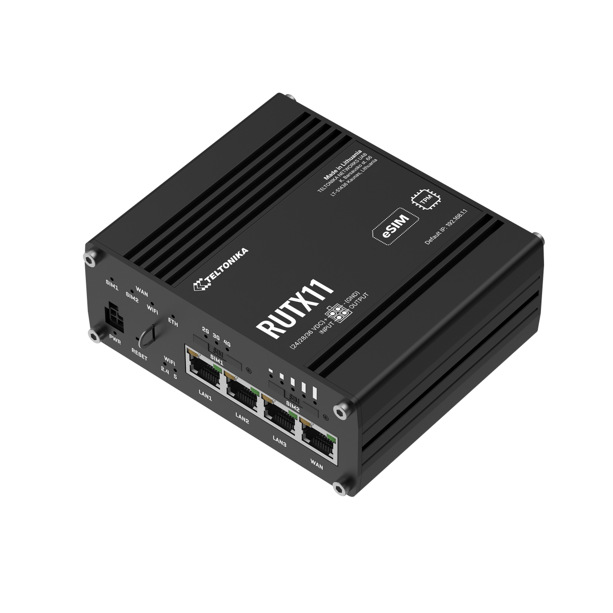 Teltonika RUTX11 industrial 4G LTE Cat 6 router