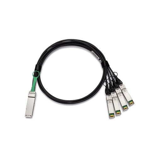 NVIDIA MCP7F00-A002R30N 100GbE QSFP28 to 4x25GbE SFP28 breakout DAC cable