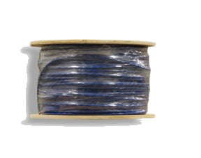 10X6614 - Cat6A, 1,000ft CMR, UTP, Solid, Blue, (Unshielded) - front view on white