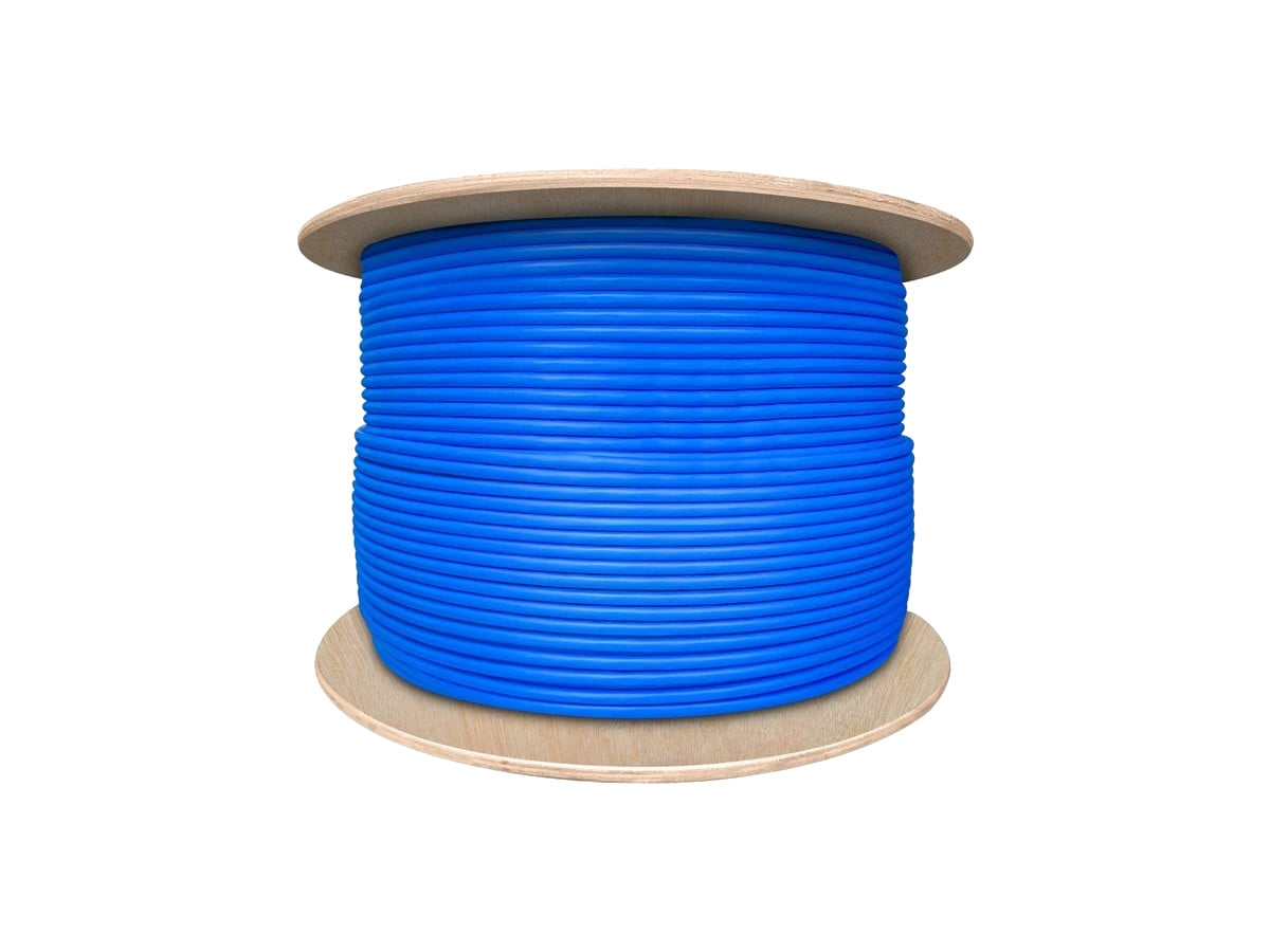 10X6614 - Cat6A, 1,000ft CMR, UTP, Solid, Blue, (Unshielded) - alternate view