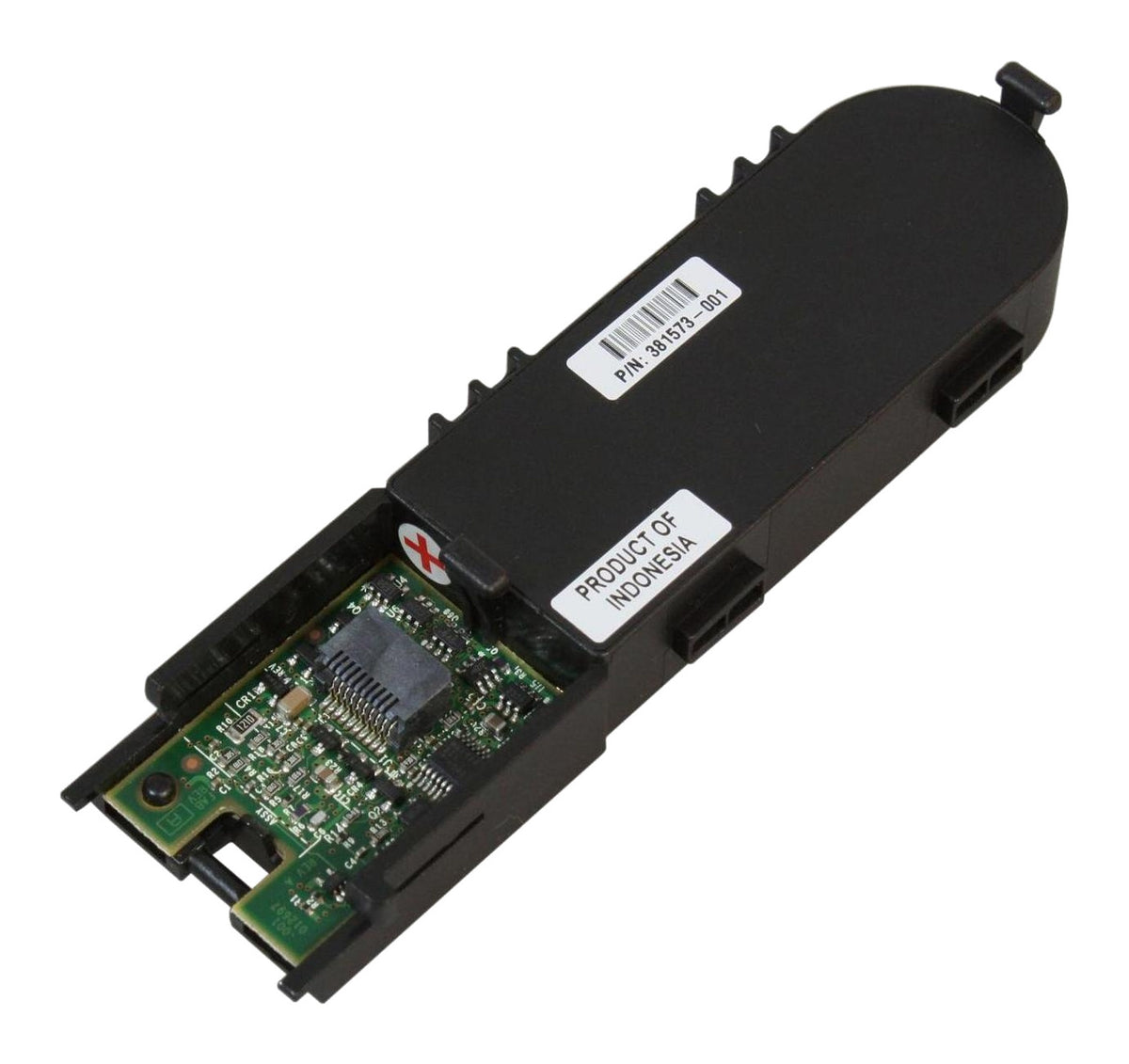 398648-001 HPE Smart Array BBWC battery pack, New, angled view with controller board