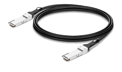 MCP1660-W002E30 NVIDIA/Mellanox Compatible 400Gb/s QSFP-DD Passive DAC Cable - 2m - front view on white
