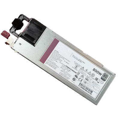 865414-B21 HPE 800W Flex Slot Platinum hot-plug PSU, Refurbished, angled view