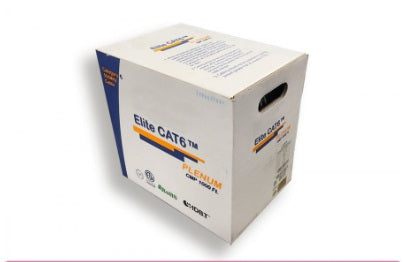 10X8-424TH-NS, CAT 6 UTP PLENUM SOLID CMP ETHERNET BULK CABLE 550MHZ - ShopITgear