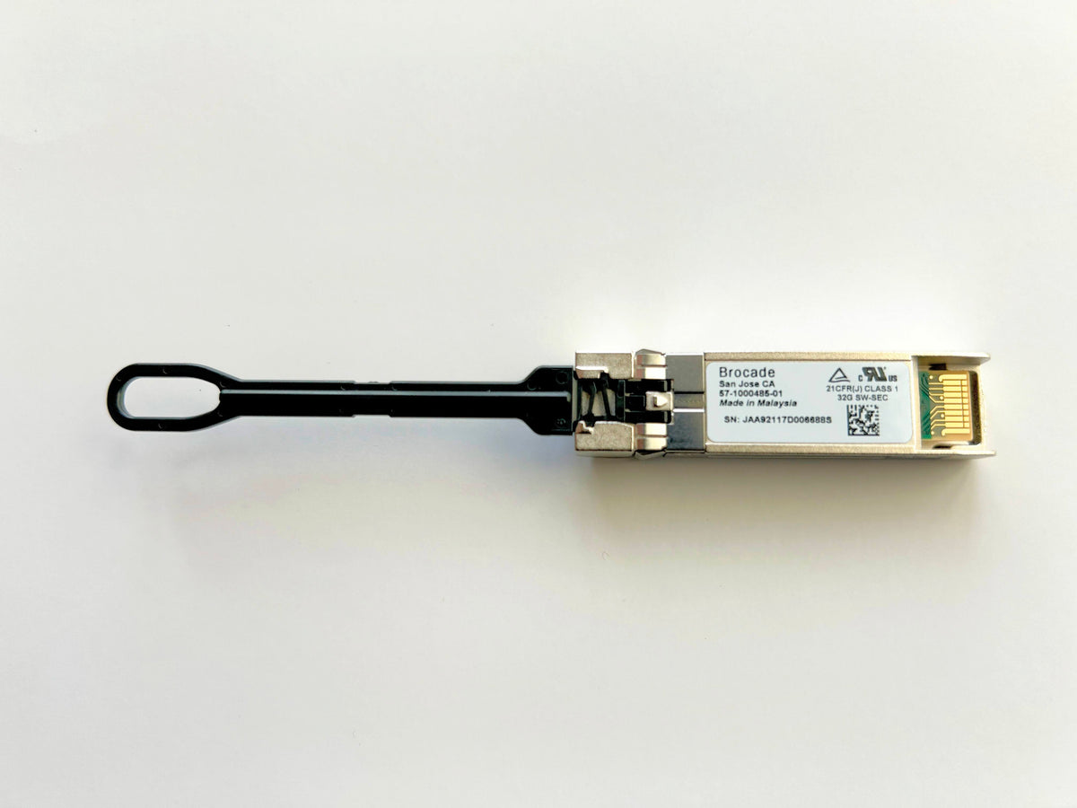 57-1000485-01 / XBR-000412 Brocade (Broadcom) 32Gbps SFP+ Transceiver, Refurbished