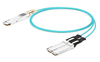 MFA7U10-H003 NVIDIA/Mellanox Compatible 400G OSFP to 2x200G QSFP56 Active Optical Breakout Cable - 3m - ShopITgear