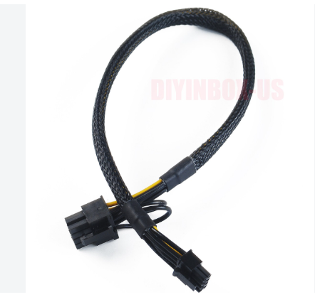 4VPD3 Dell 8-pin GPU power cable for PowerEdge R740/R740xd, Refurbished, cable with GPU and riser connectors