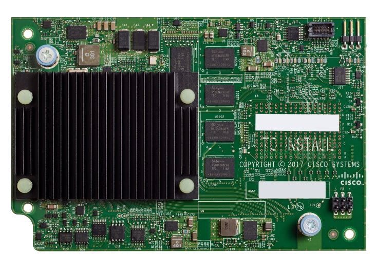 UCSB-VIC-M84-4P Cisco UCS VIC 1480 mezzanine adapter, Refurbished, top view of card